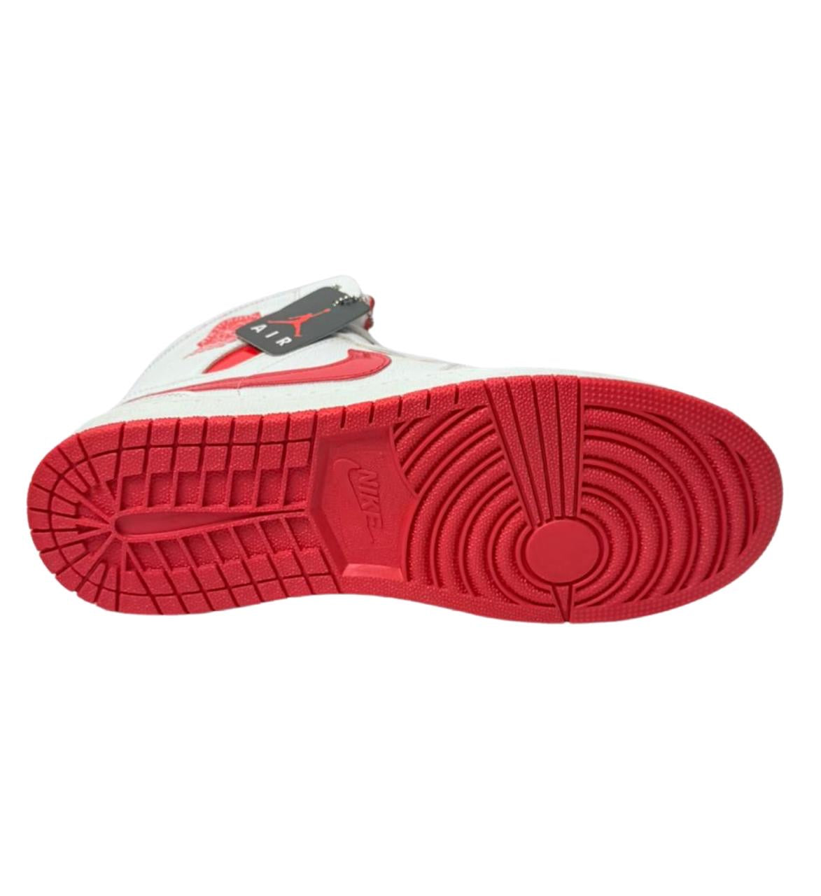 Nike Air Jordan 1 Mid SE- White/Dune Red