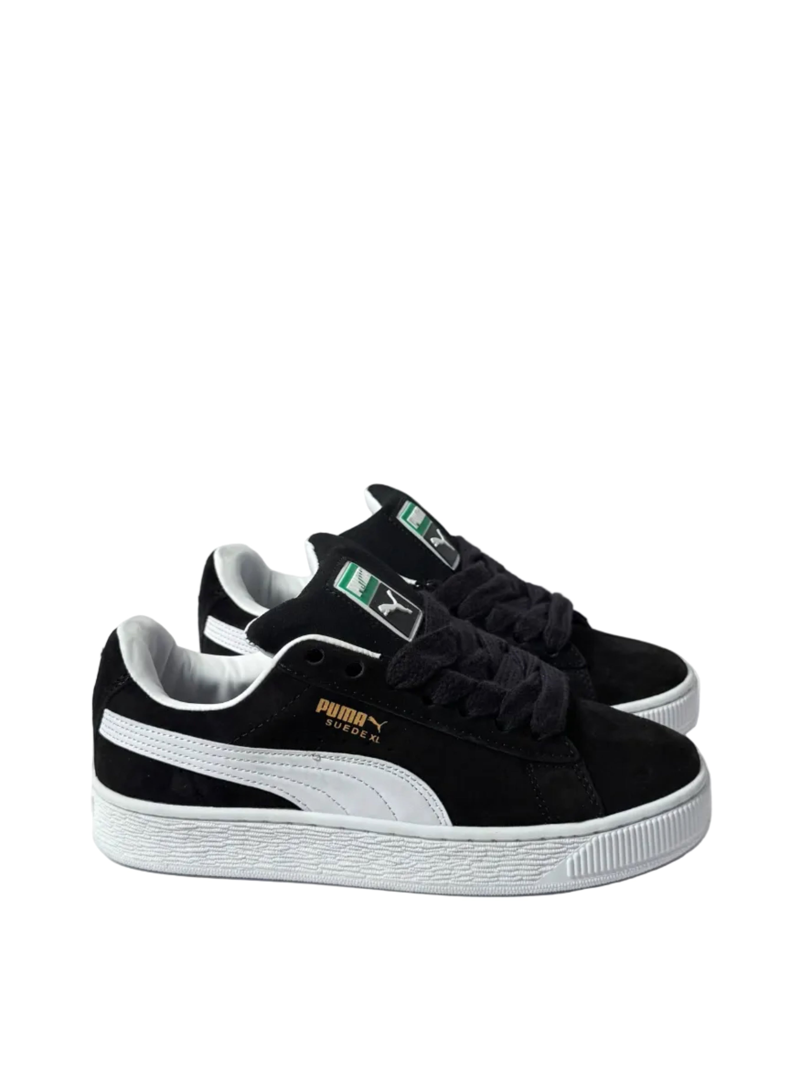 PUMA Suede XL 'Black White' Unisex Streetwear Sneakers