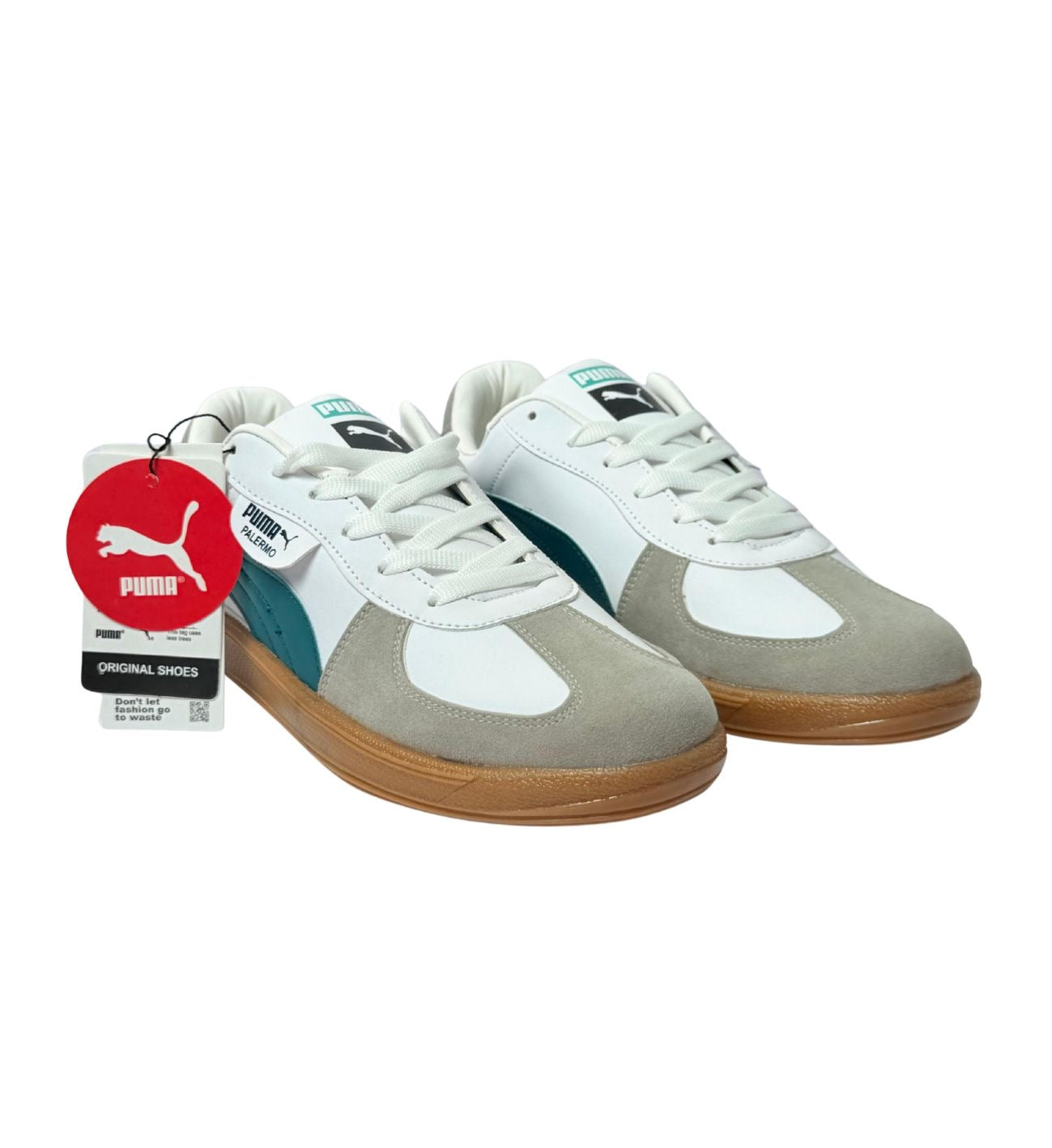 Puma Palermo Og- Warm White/Lux Army