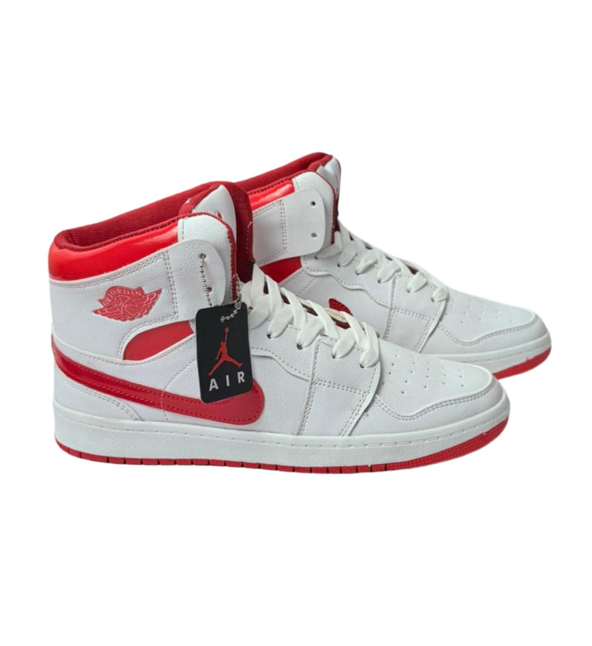 Nike Air Jordan 1 Mid SE- White/Dune Red