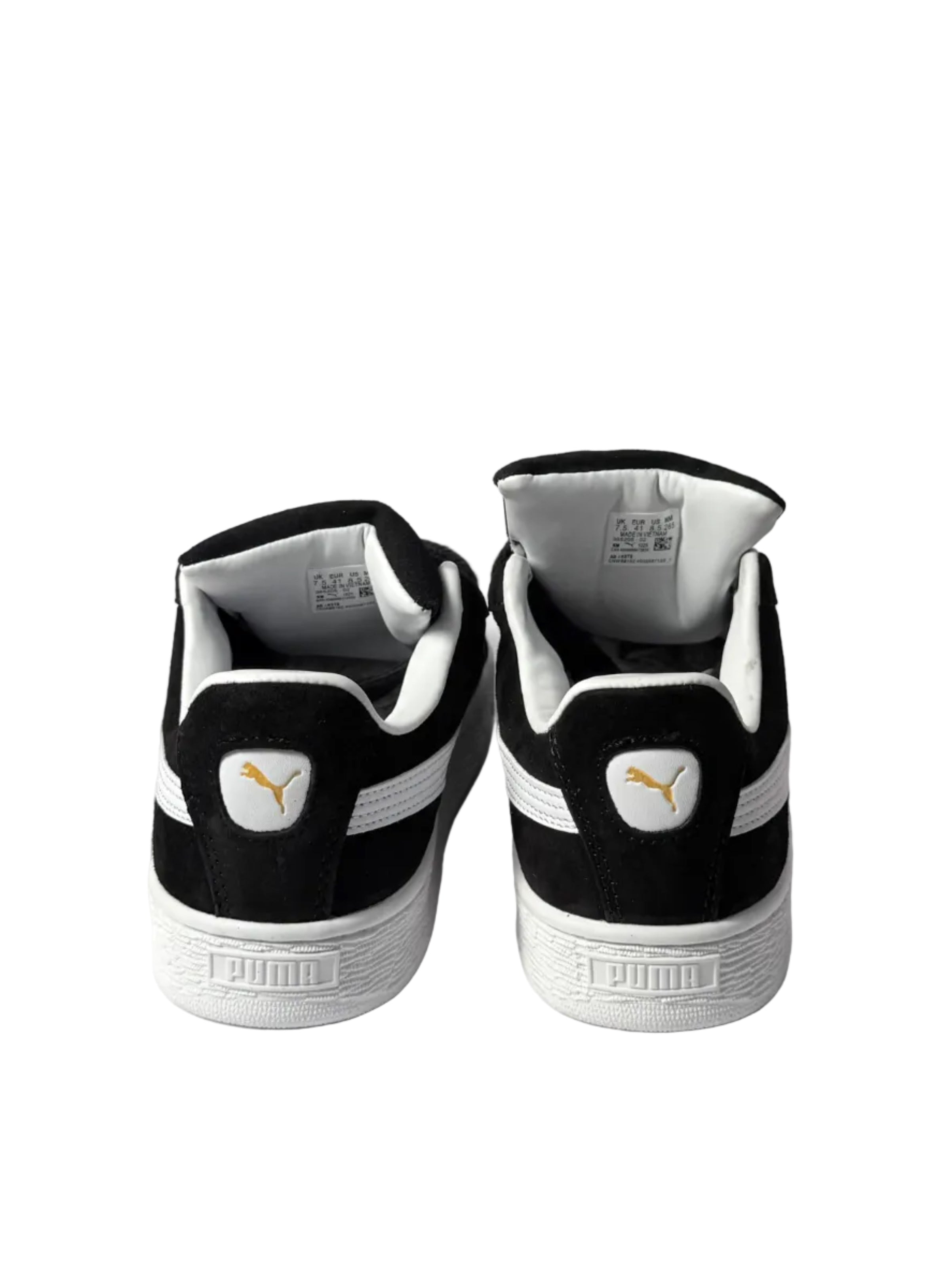 PUMA Suede XL 'Black White' Unisex Streetwear Sneakers