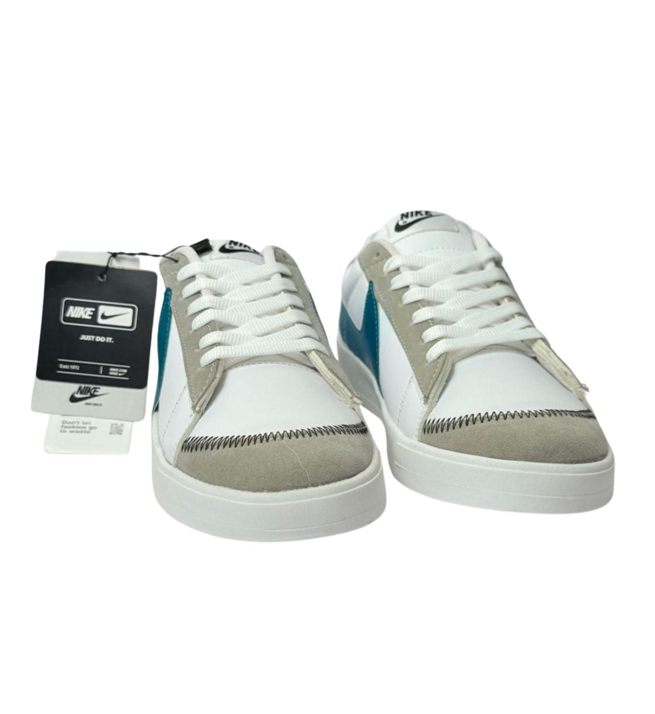 Nike Blazer Low ’77 Jumbo Summit White Suede Trail
