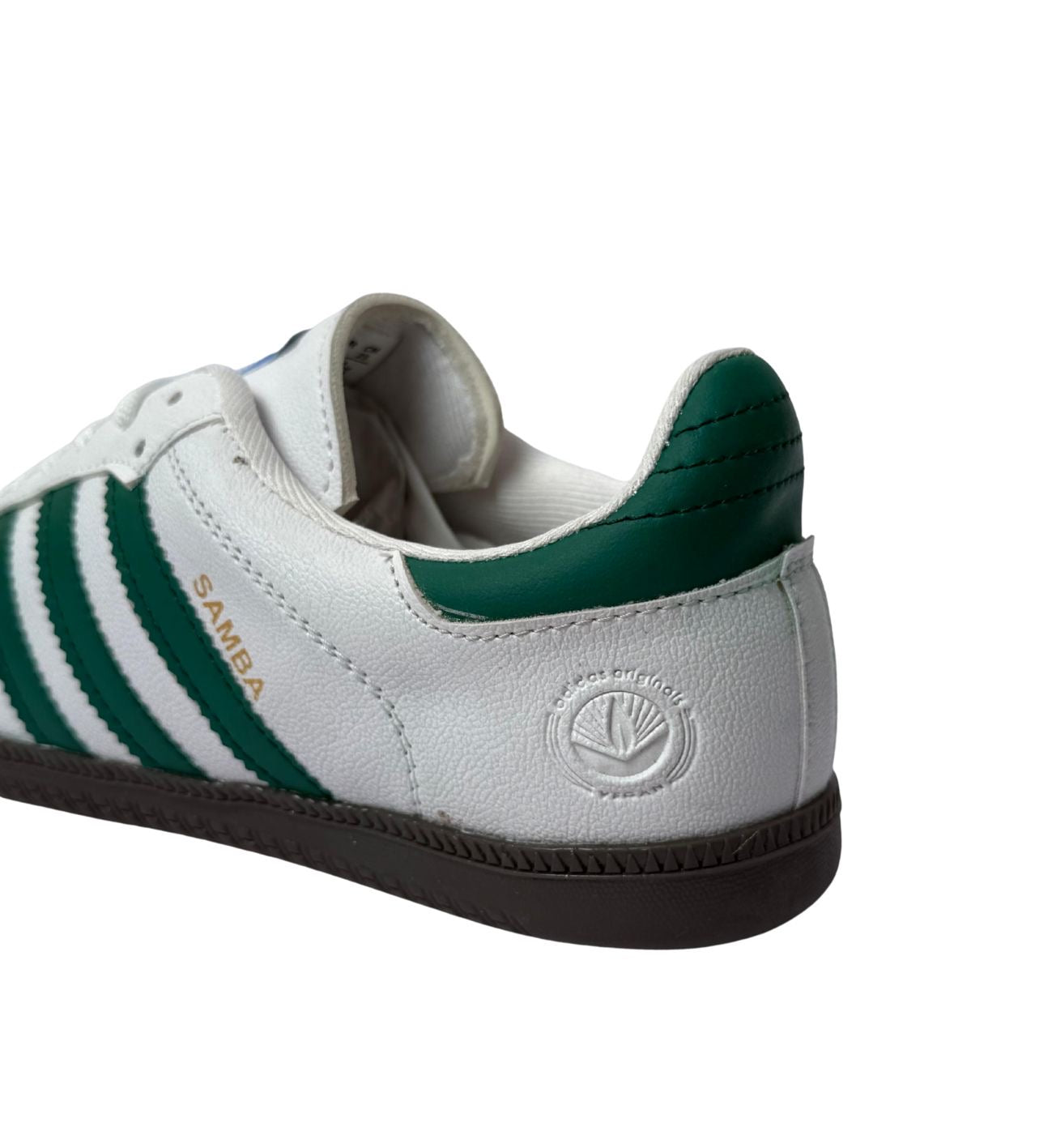 Adidas Samba Og- White/Collegiate Green/Brown