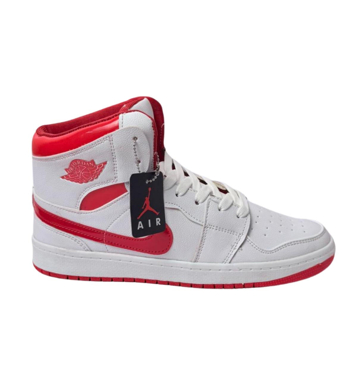 Nike Air Jordan 1 Mid SE- White/Dune Red