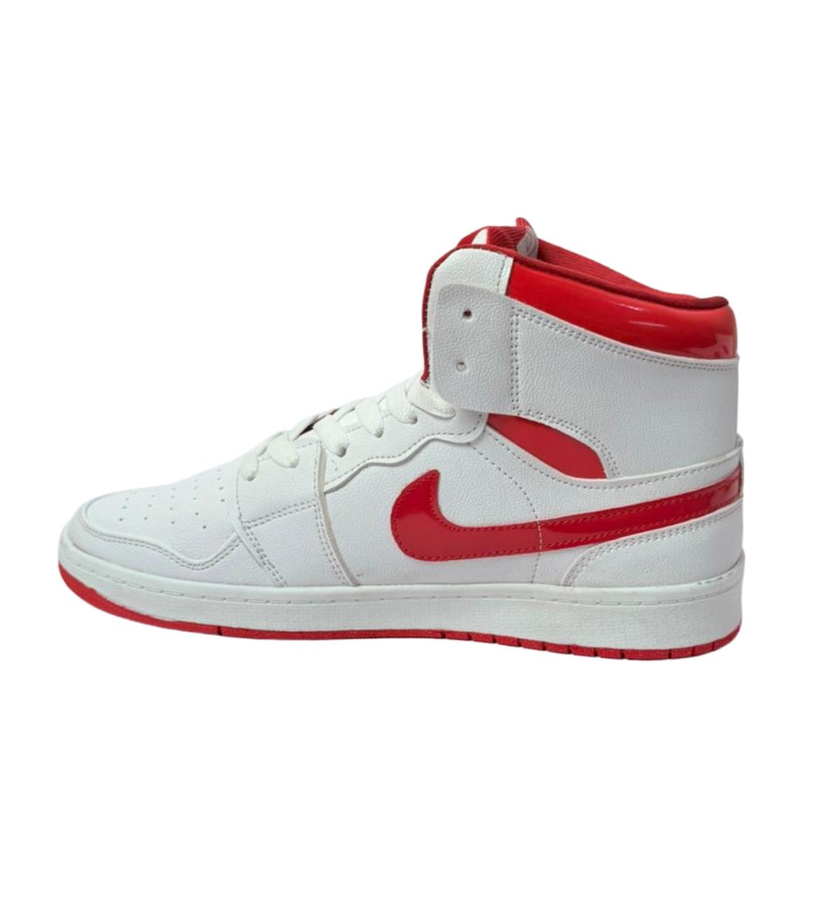 Nike Air Jordan 1 Mid SE- White/Dune Red
