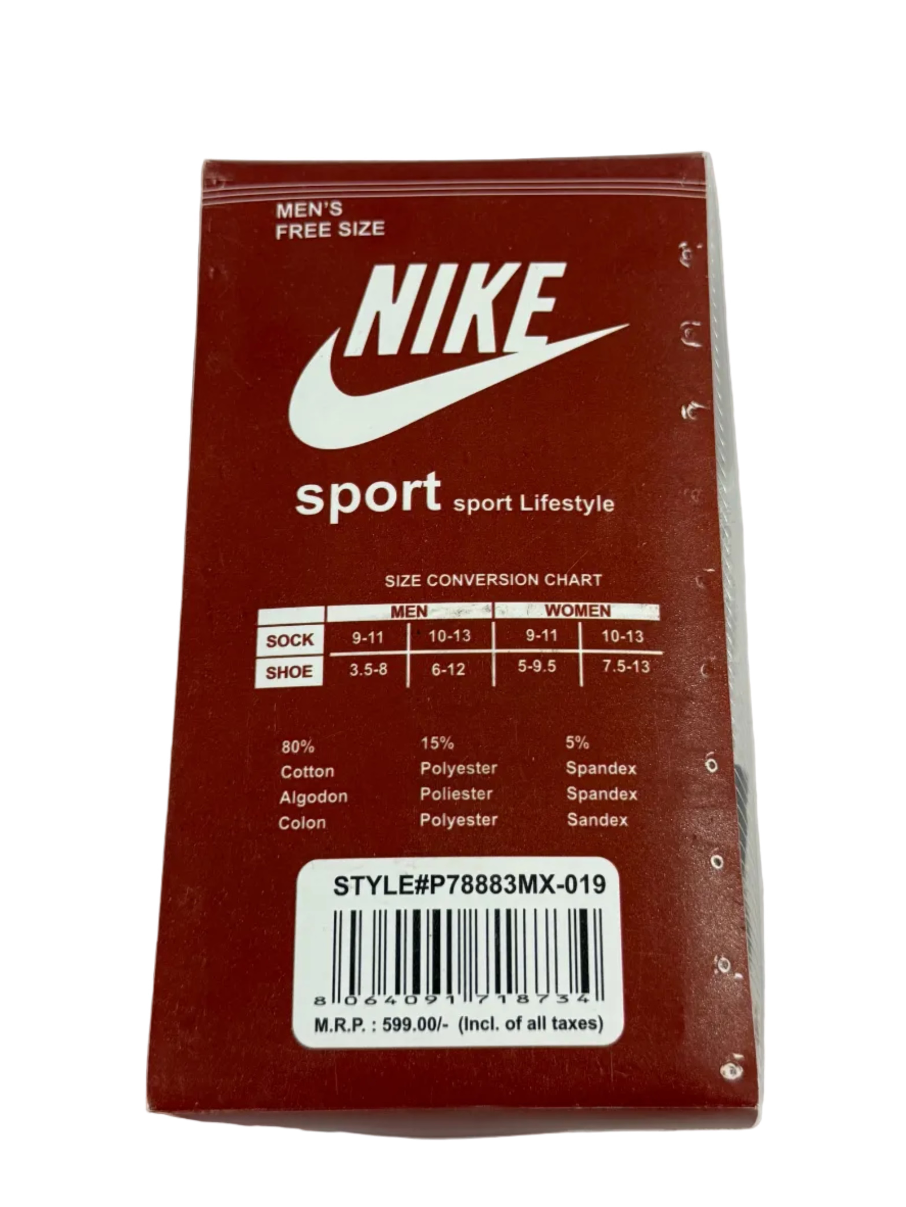 Nike Sports Socks Combo (3 Pairs)